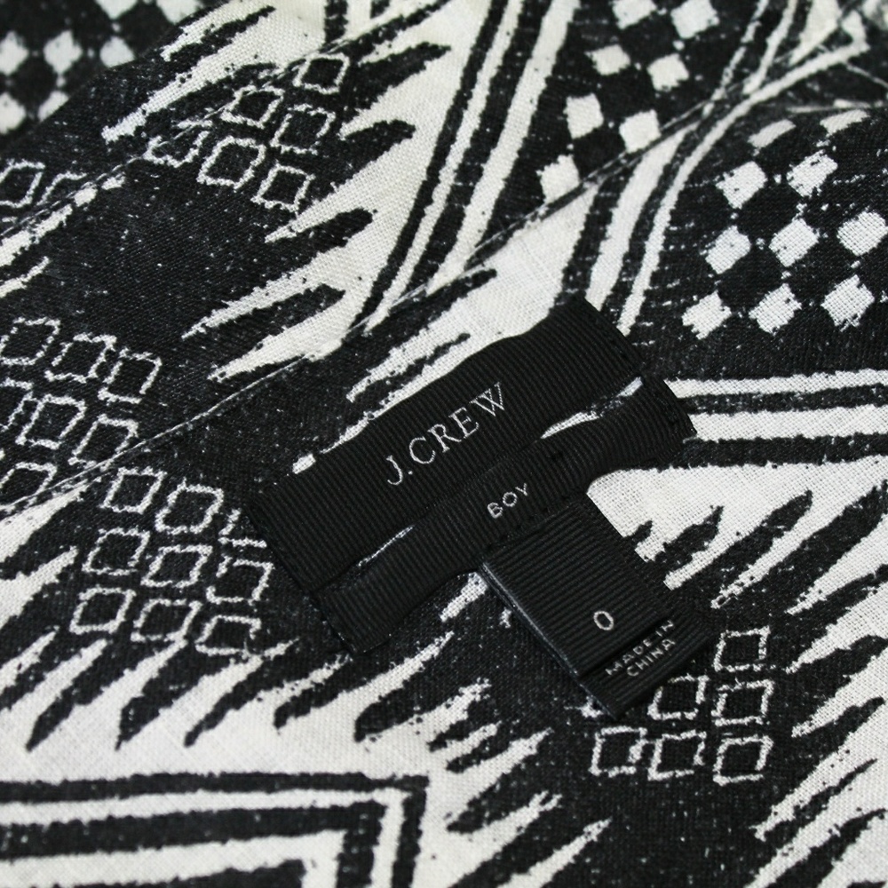 J. Crew Diamond Ikat Boy Fit Button Down - Picture 5 of 5